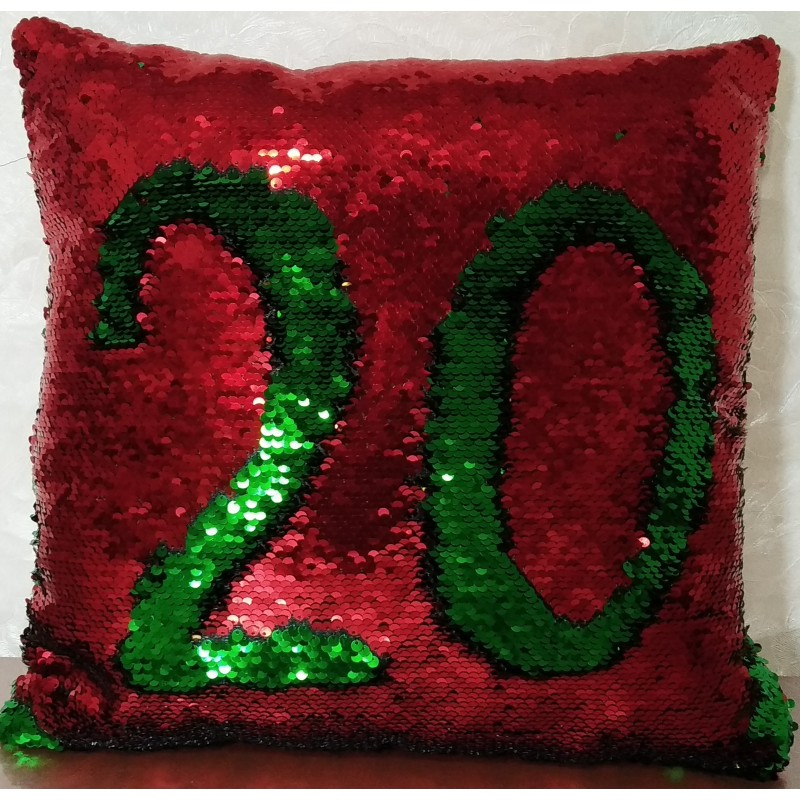 Наволочка (подушка) с пайетками меняющая цвет №20